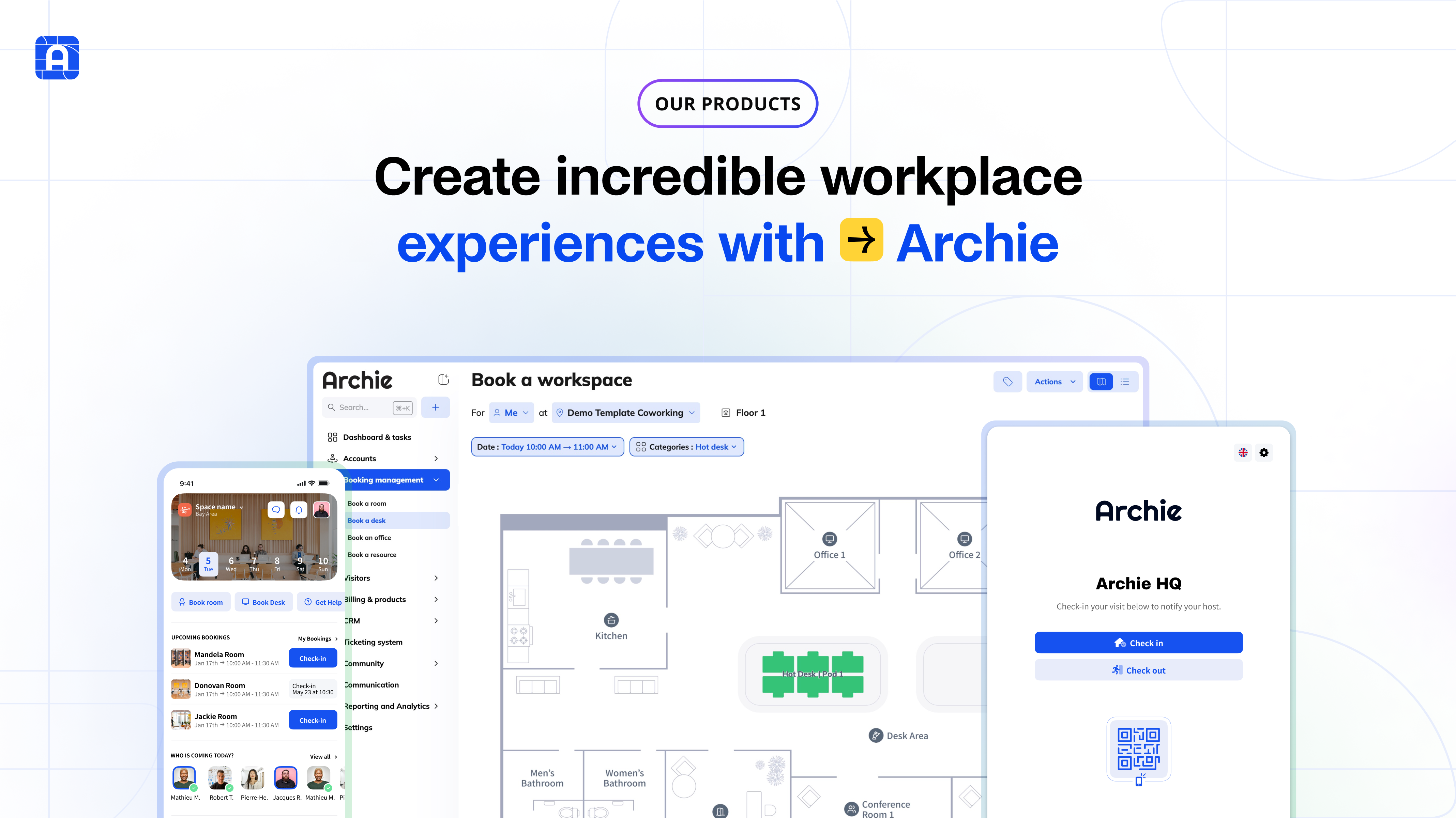Workspace management for modern offices Screenshot